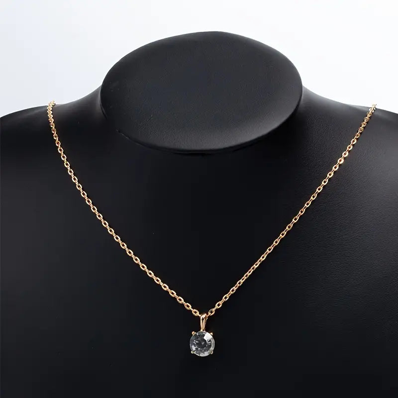 Elegant Pendant Necklace for Women – Alloy with Premium Plating, Perfect for Daily Wear & Gifts